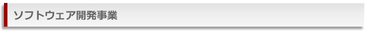 ソフトウェア開発事業